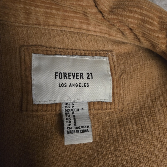 Forever 21 Tan Corduroy Jacket - Picture 3 of 4